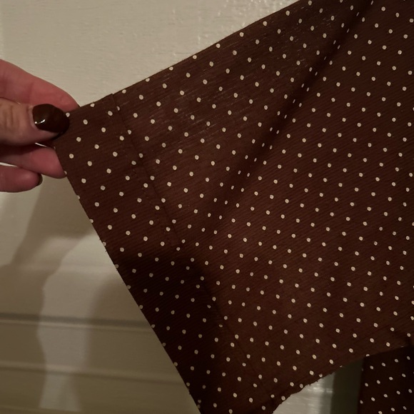 Vintage 70’s Mervyn’s Polka Dot Single Stitch Top M Costal Grandpa Old Money - Picture 5 of 16